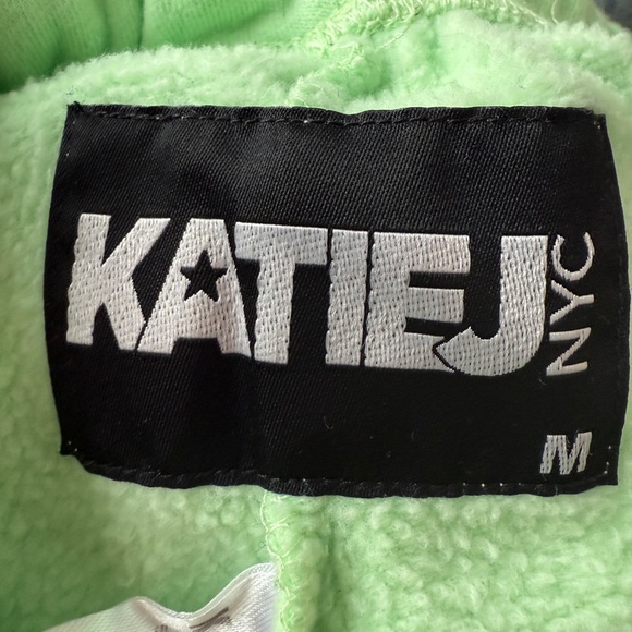 Katie J NYC - Dylan Sweatpants - Neon Green Tween - Medium 10 - Picture 2 of 4